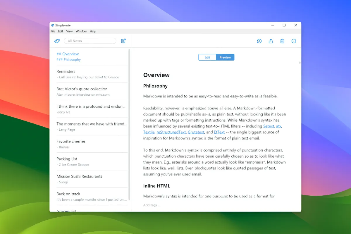 맥용 무료 노트 & 메모 앱 추천_01